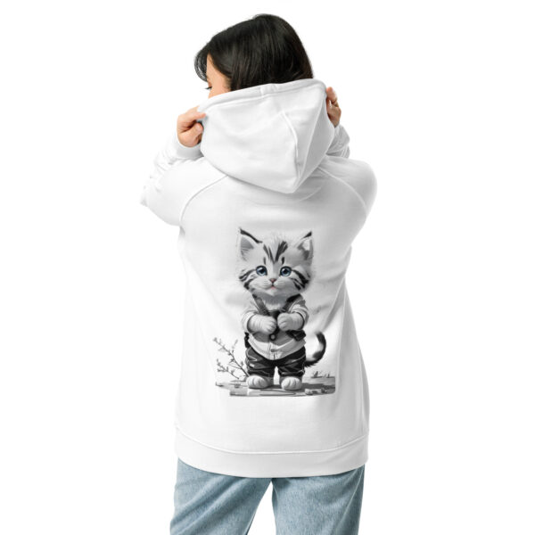 Sudadera Unisex Cat con ilustración en espalda - Image 4